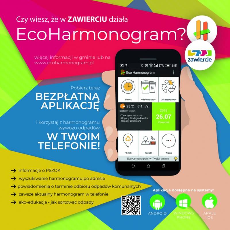 Zdjęcie: Aplikacja EcoHarmonogram pomocna dla mieszkańców ...